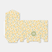 フローラブライダルシャワーま結婚たはパーソナライズされた フェイバーボックス (折り畳みなし)