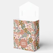 フローラブライダルシャワーま結婚たはパーソナライズされた フェイバーボックス (オープン)