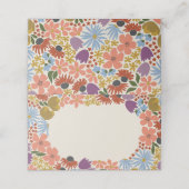 フローラブライダルシャワーま結婚たは プレイスカード (外部開封)