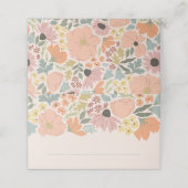 フローラブライダルシャワーま結婚たは プレイスカード (外部開封)