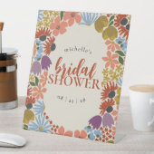 フローラブライダルシャワーま結婚たは 台座サイン (インサイチュ)