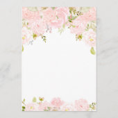 フローラブライダルシャワーアドバイスカード アドバイスカード (裏面)