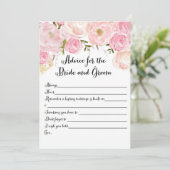 フローラブライダルシャワーアドバイスカード アドバイスカード (スタンド正面)