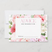 フローラブライダルシャワーアドバイス 招待状 (正面)