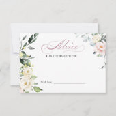 フローラブライダルシャワーアドバイス 招待状 (正面)