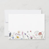 フローラブライダルシャワーアドバイス 招待状 (裏面)