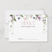 フローラブライダルシャワーアドバイス 招待状 (正面)