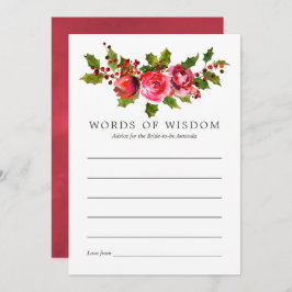 フローラブライダルシャワーアドバイスfor Bride 招待状