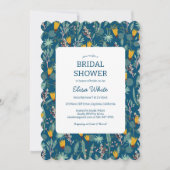 フローラブライダルシャワーキュートナイトガーデンカスタム 招待状 (正面)