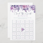 フローラブライダルシャワービンゴゲーム招待状 招待状 (正面/裏面)