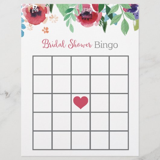 フローラブライダルシャワービンゴゲーム (正面)