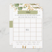 フローラブライダルシャワービンゴゲーム エンクロージャーカード (正面/裏面)