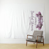 フローラブライダルシャワーフォトブース背景 タペストリー (インサイチュ(横))