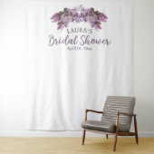 フローラブライダルシャワーフォトブース背景 タペストリー (インサイチュ)