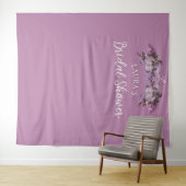 フローラブライダルシャワーフォトブース背景 タペストリー (インサイチュ(横))