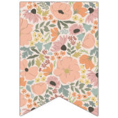 フローラブライダルシャワーフラグ バンティングフラッグ (第1の旗)