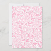 フローラブライダルシャワーブライダルシャワー招待状 招待状 (裏面)