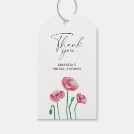 フローラブライダルシャワー感謝していユーラベル ギフトタグ