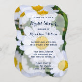 フローラブライダルシャワー招待状デイジーブラケット 招待状 (正面/裏面)