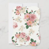 フローラブライダルシャワー招待 招待状 (裏面)