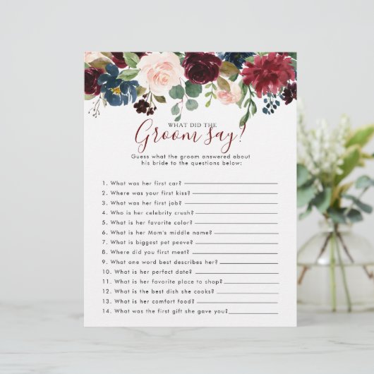 フローラブライダルシャワー新郎の発言 (スタンド正面)