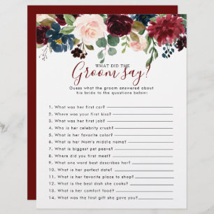 フローラブライダルシャワー新郎の発言