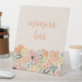 フローラブライダルシャワー結婚又は台座の標識 台座サイン (インサイチュ)