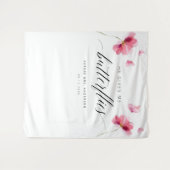 フローラブライダルシャワー背景 タペストリー (正面(横))