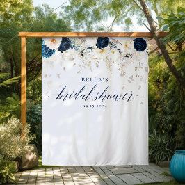 フローラブライダルシャワー背景 タペストリー
