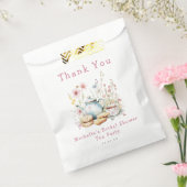 フローラブライダルシャワー茶パーティー フェイバーバッグ (封をした状態)