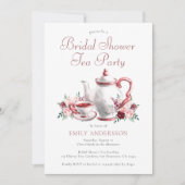 フローラブライダルシャワー茶パーティー 招待状 (正面)