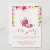 フローラブライダルシャワー茶パーティー 招待状 (正面)