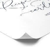 フローラブライダルシャワー離れレシピカード ポスター (角)