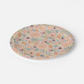 フローラブライダルシャワー ペーパープレート (アングル)