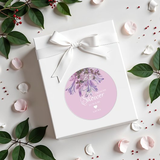 フローラブライダルシャワー ラウンドシール