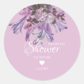 フローラブライダルシャワー ラウンドシール (正面)