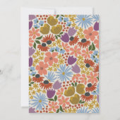 フローラブライダルシャワー 招待状 (裏面)