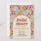フローラブライダルシャワー 招待状 (正面)