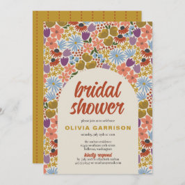 フローラブライダルシャワー 招待状