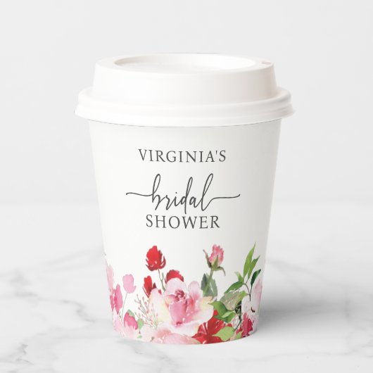 フローラブライダルシャワー 紙コップ (正面)