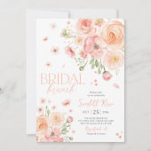 フローラブライダルブランチラブイン開花ブライト 招待状 (正面)