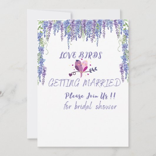 フローラブライダル招待状 招待状 (正面)