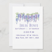 フローラブライダル招待状 招待状 (裏面)