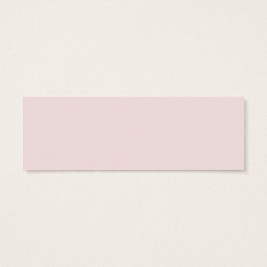 フローラブライダル結婚のレジストリ挿入カードMini (裏面)