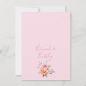 フローラブライト春ブライダルブランチブライダルシャワー 招待状 (裏面)