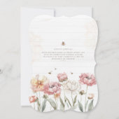 フローラブライドトゥビーブライダルシャワー招待状 招待状 (裏面)