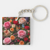 フローラブラシキーチェーン – パパのための意味のある贈り物 キーホルダー (裏面)