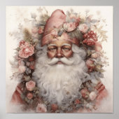 フローラブラックサンタ：デリケートホリデーチャーム ポスター (正面)