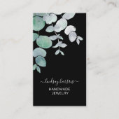 フローラブラックジュエリー 名刺 (正面)