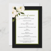 フローラブラックバラ写真葬儀記念事業 サンキューカード (裏面)